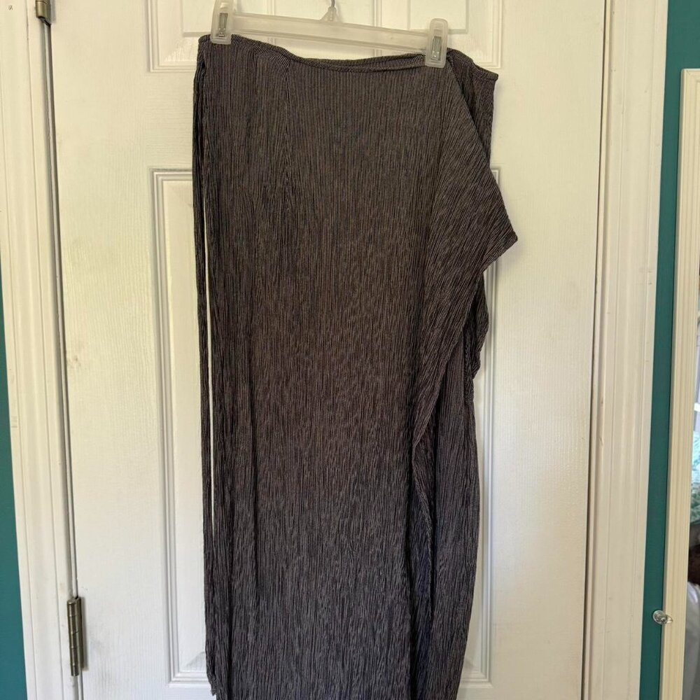 Black & White Wrap Skirt